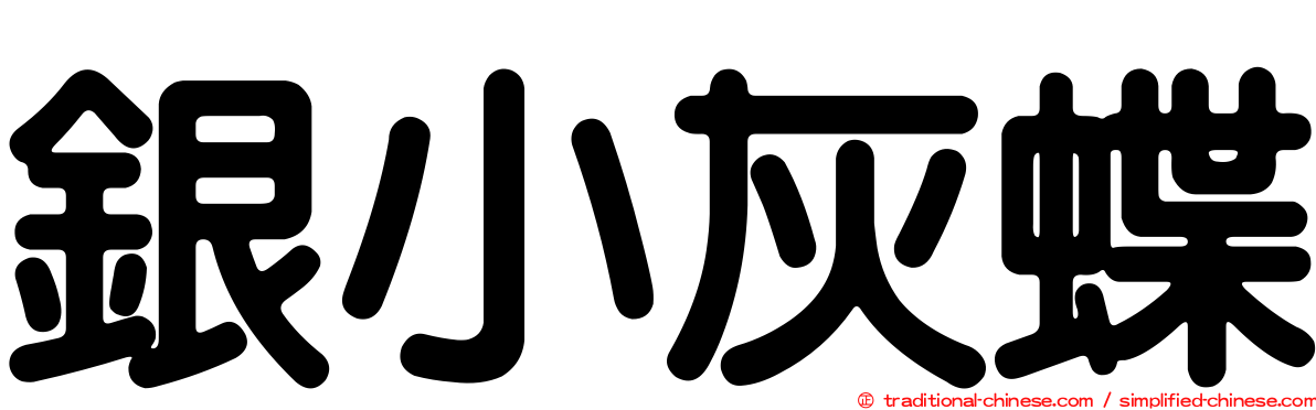 銀小灰蝶