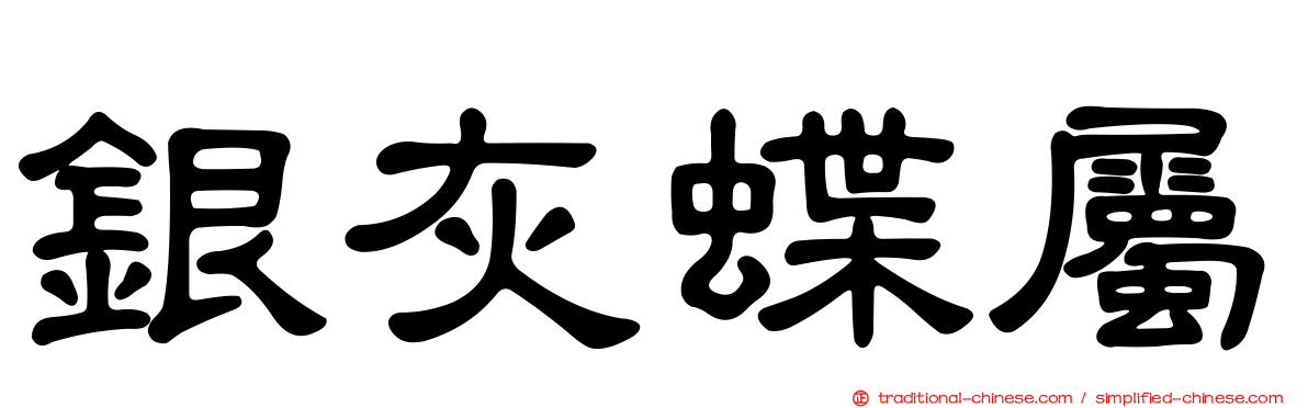 銀灰蝶屬