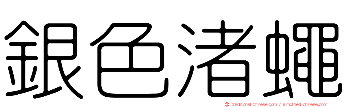 銀色渚蠅
