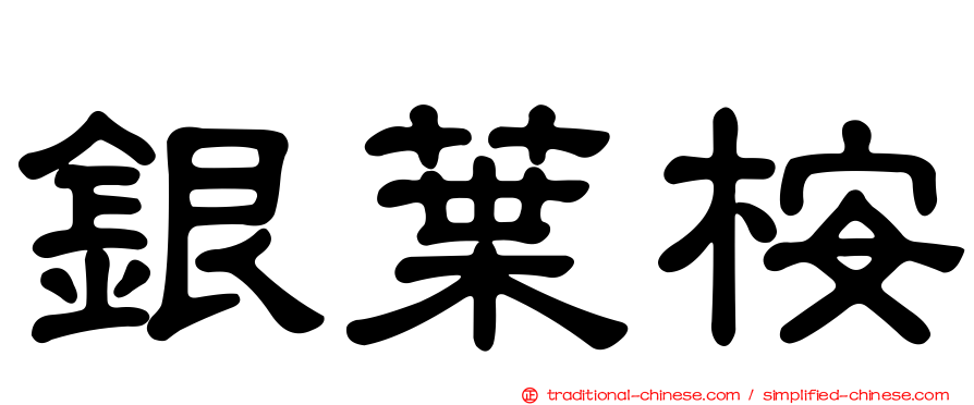 銀葉桉