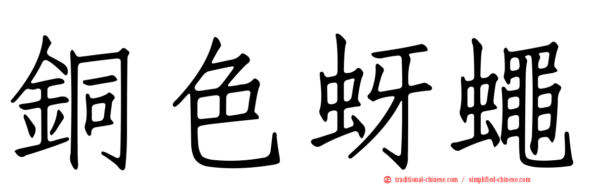 銅色蚜蠅