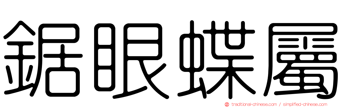 鋸眼蝶屬