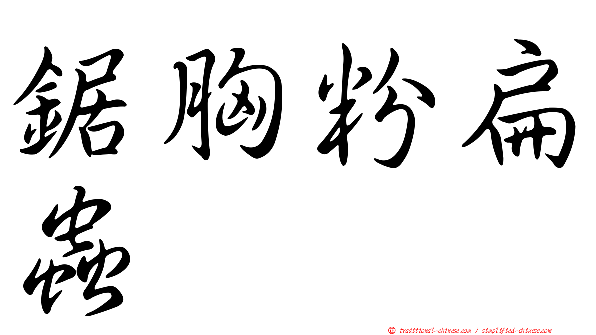 鋸胸粉扁蟲