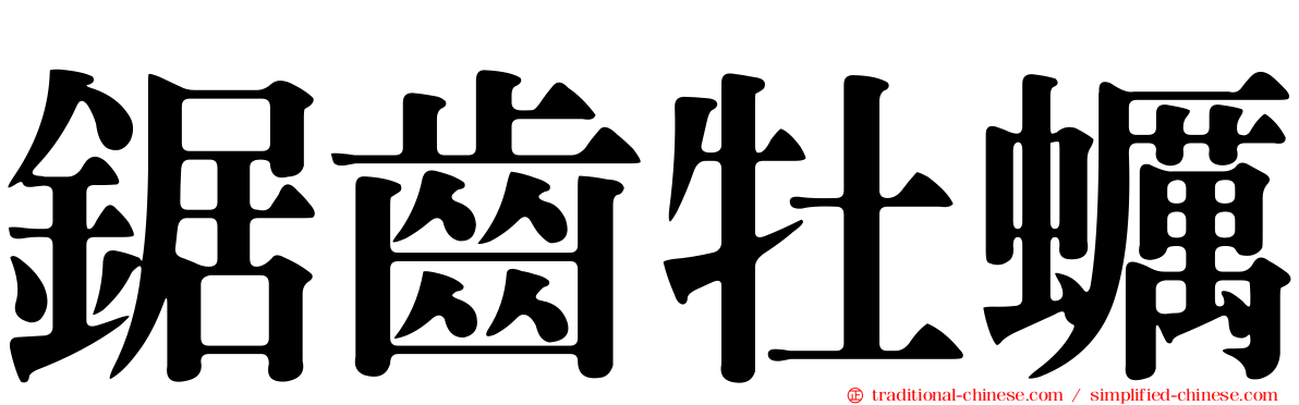 鋸齒牡蠣