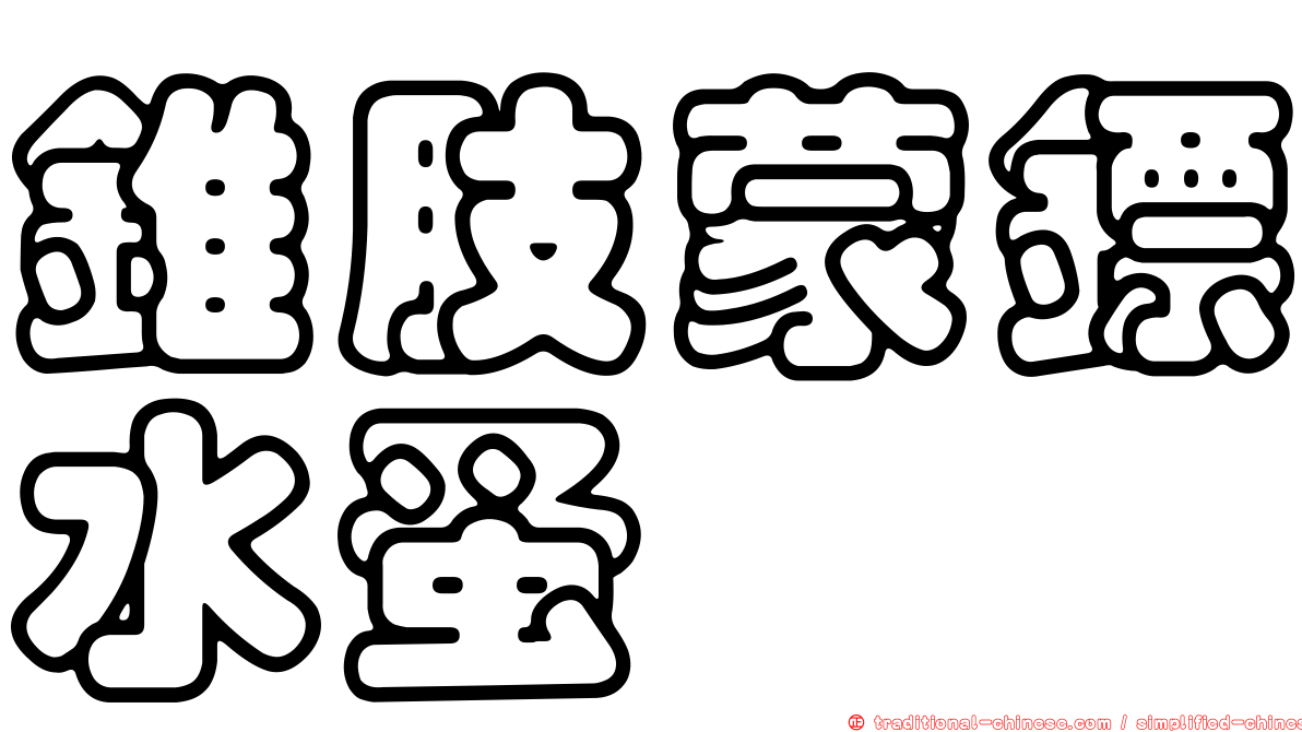 錐肢蒙鏢水蚤