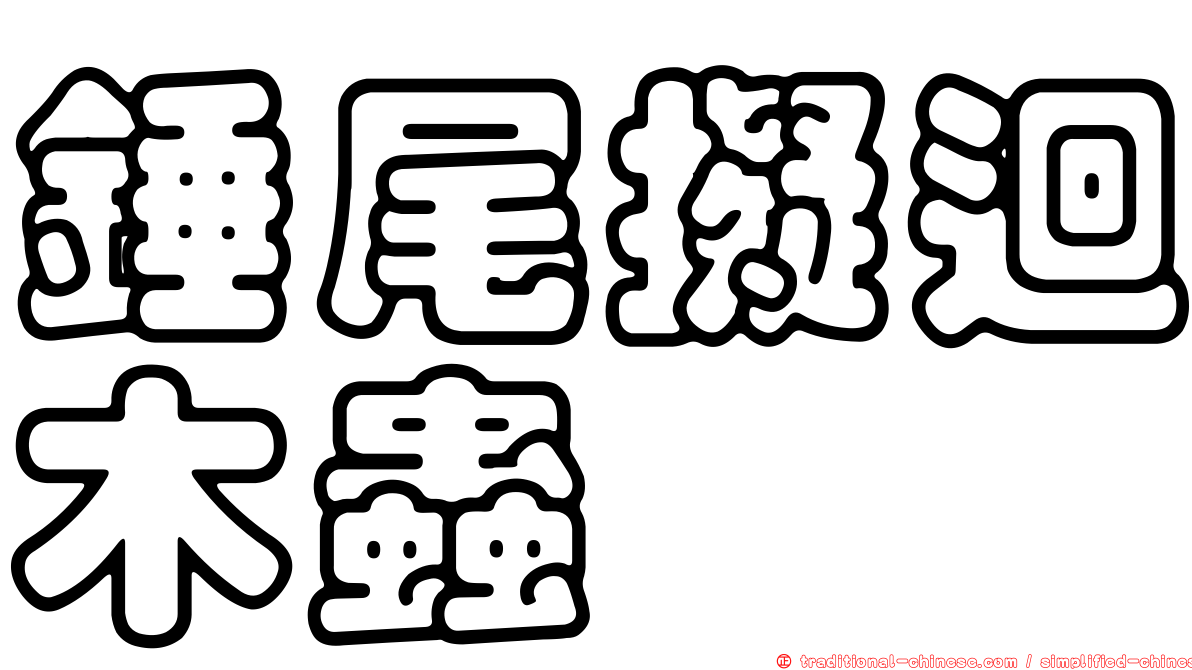 錘尾擬迴木蟲