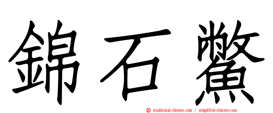 錦石鱉