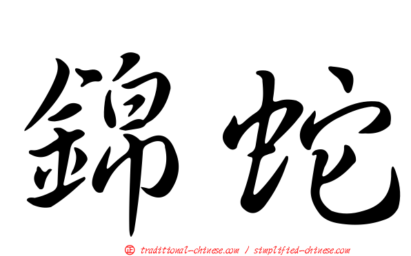 錦蛇