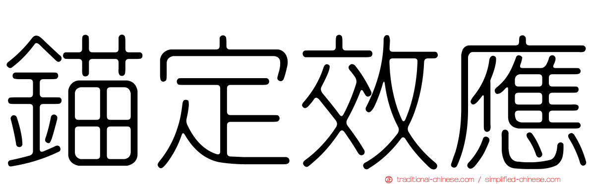 錨定效應