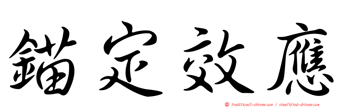 錨定效應