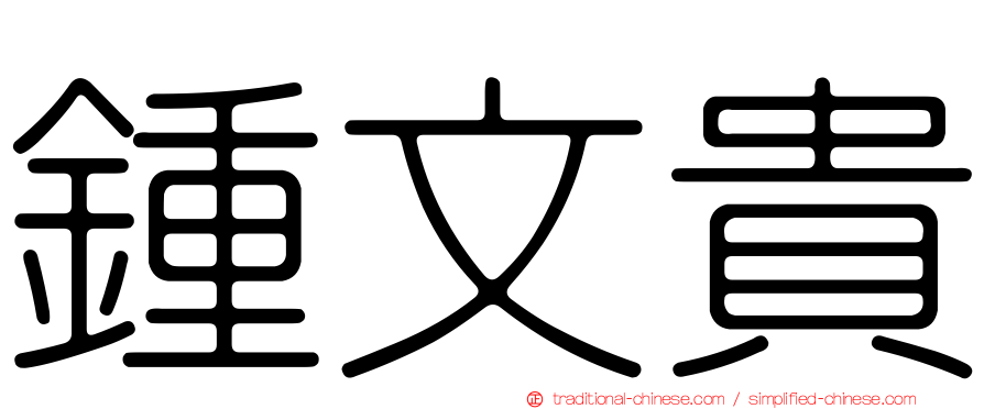 鍾文貴