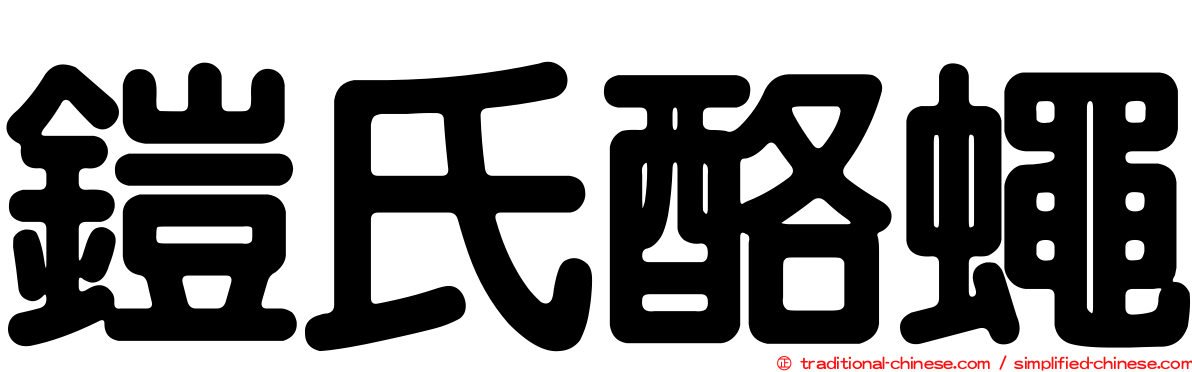 鎧氏酪蠅