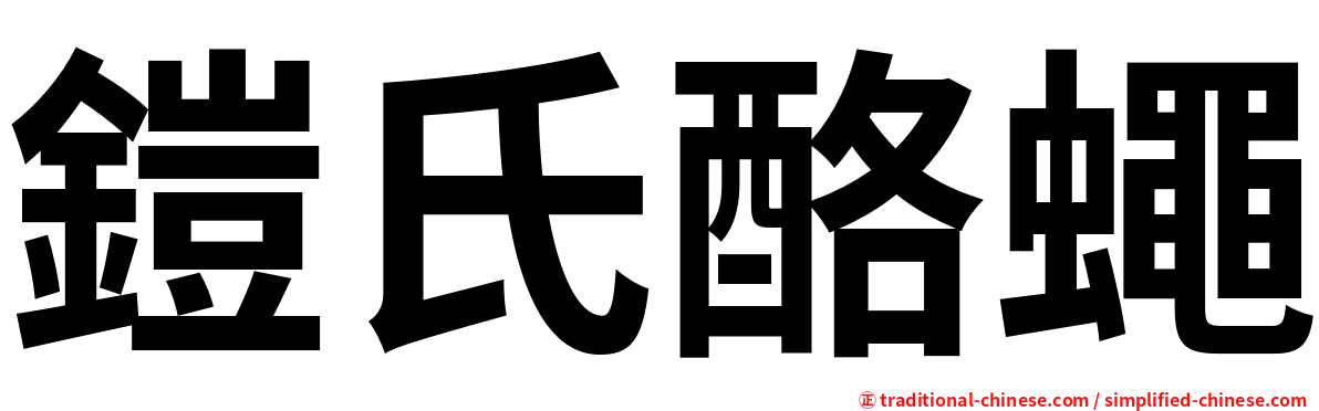 鎧氏酪蠅
