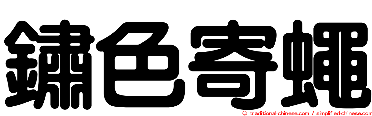 鏽色寄蠅