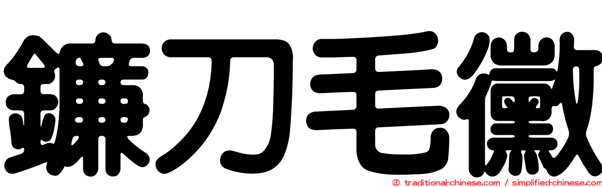 鐮刀毛黴