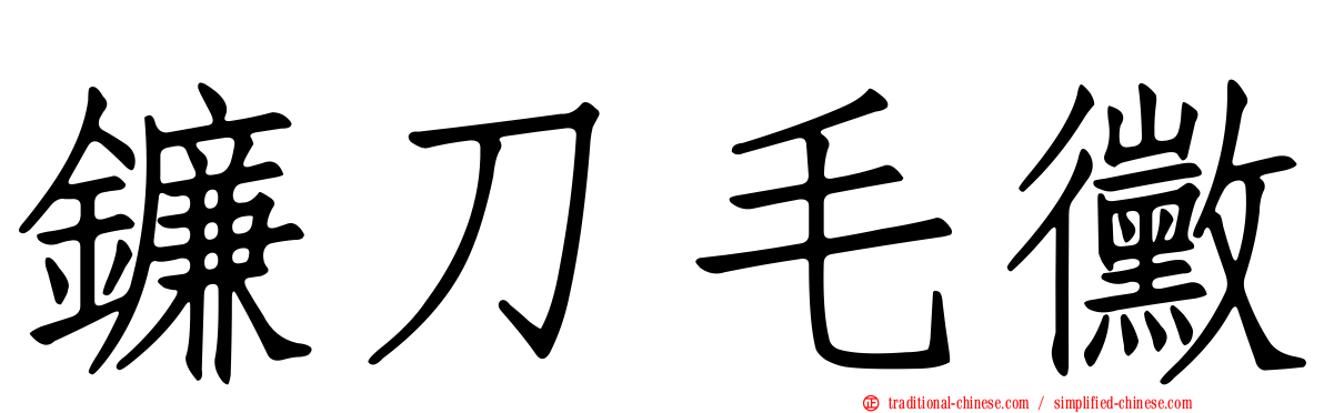 鐮刀毛黴