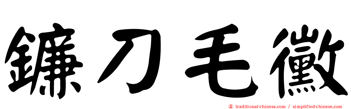 鐮刀毛黴