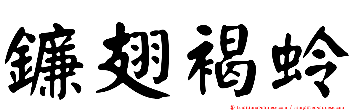 鐮翅褐蛉