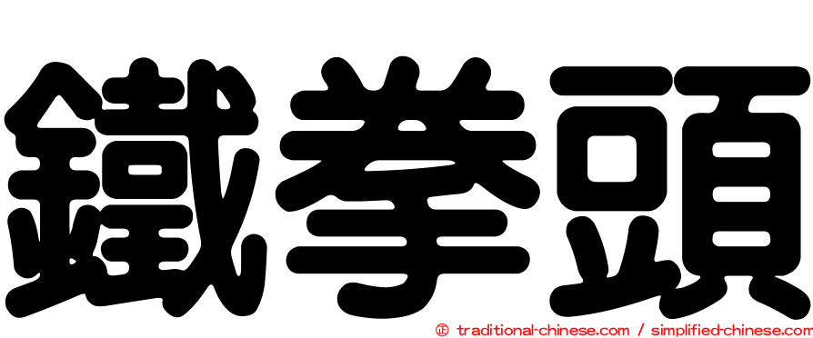 鐵拳頭
