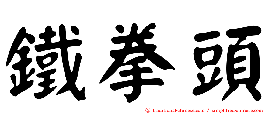 鐵拳頭