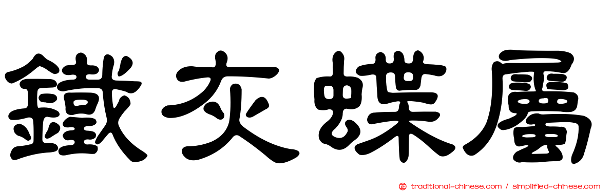 鐵灰蝶屬