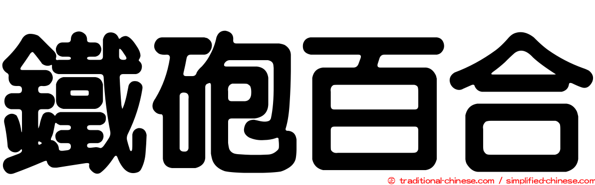 鐵砲百合