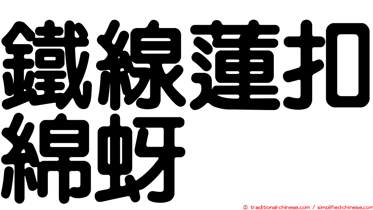 鐵線蓮扣綿蚜