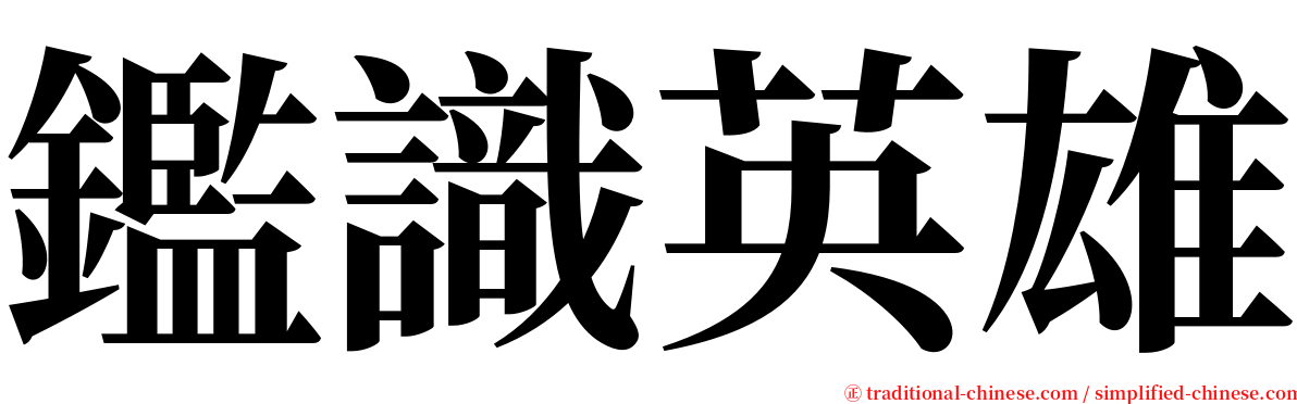 鑑識英雄 serif font