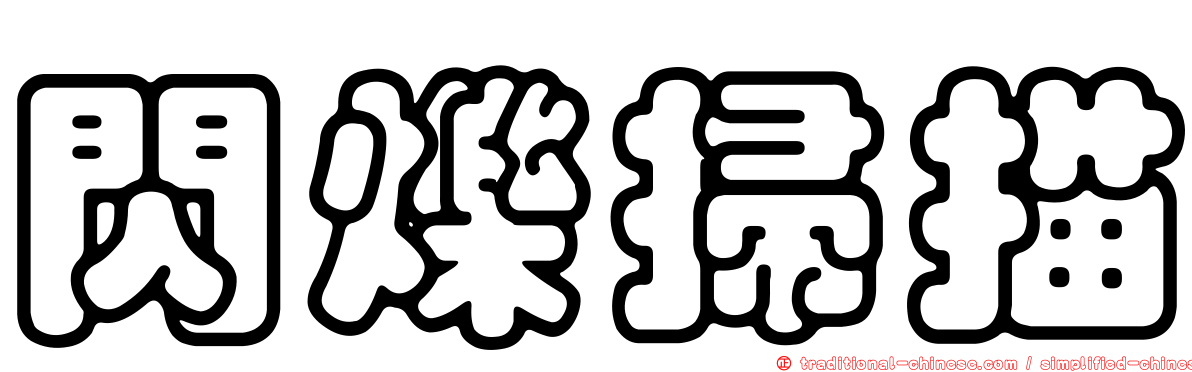 閃爍掃描