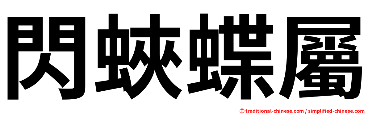閃蛺蝶屬