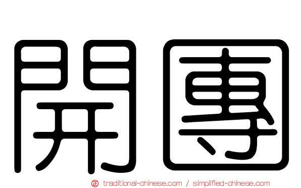 開團