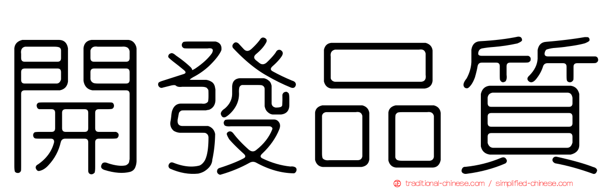 開發品質