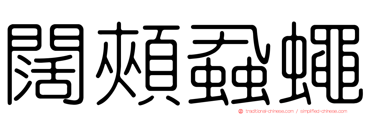 闊頰蝨蠅