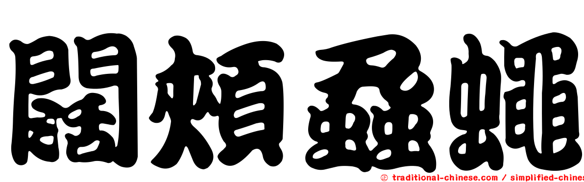 闊頰蝨蠅