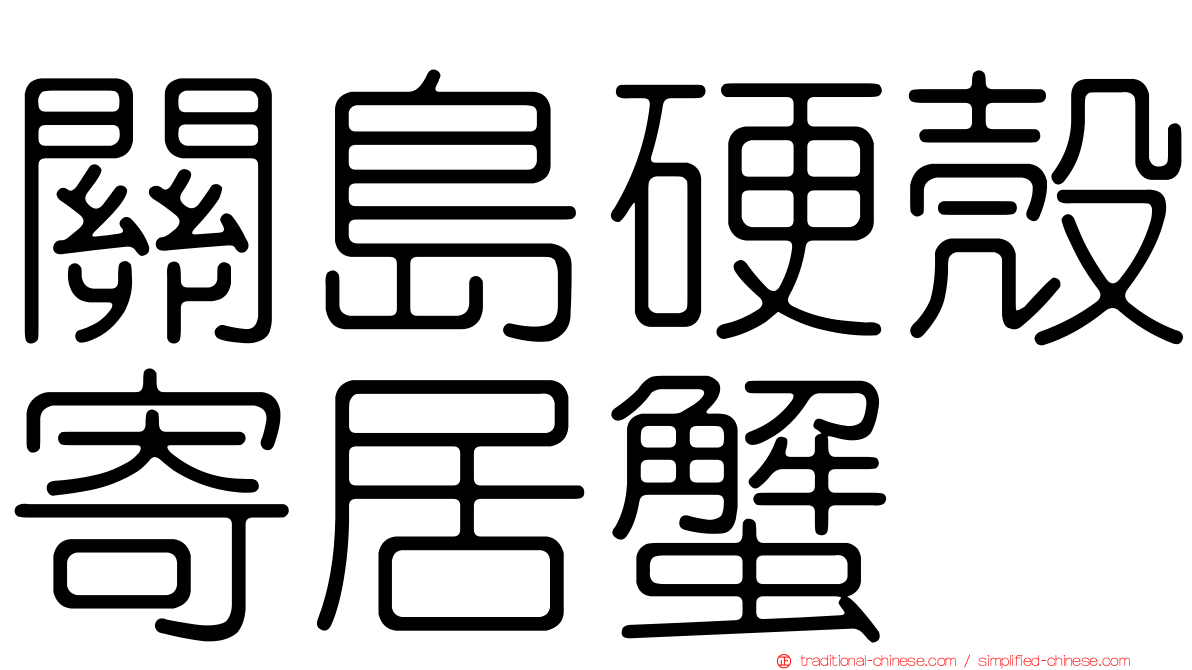 關島硬殼寄居蟹