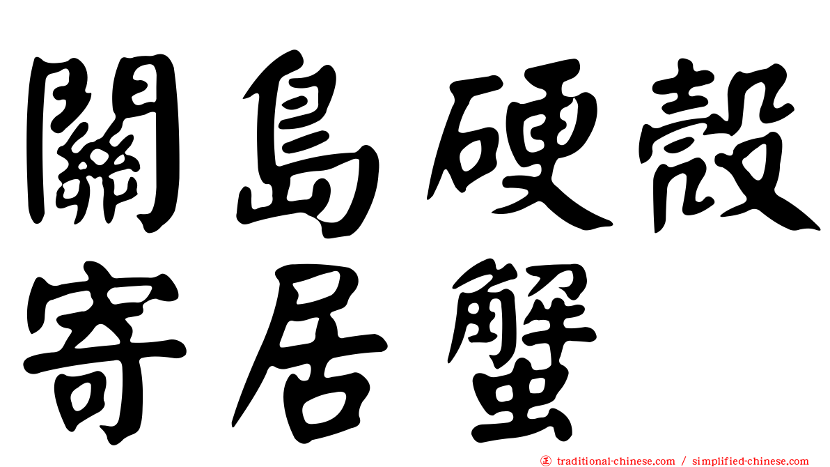 關島硬殼寄居蟹