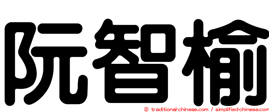 阮智榆