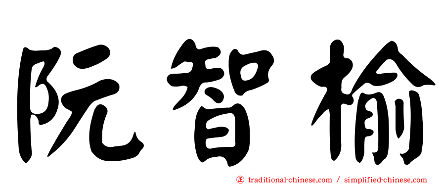 阮智榆
