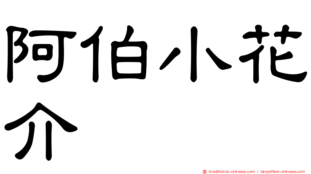 阿伯小花介