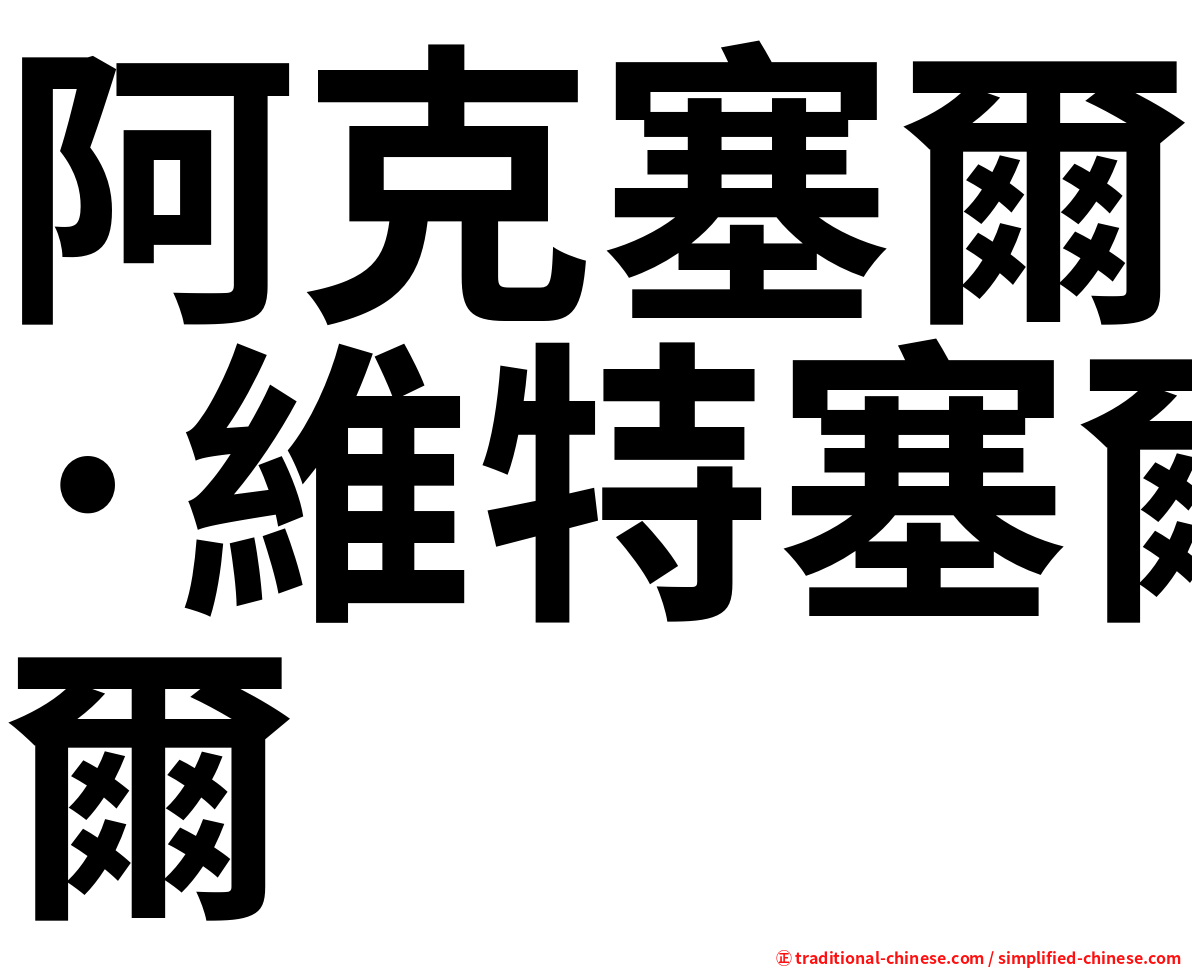 阿克塞爾·維特塞爾