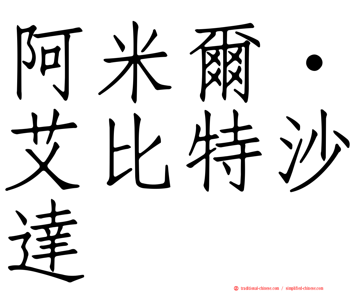 阿米爾·艾比特沙達
