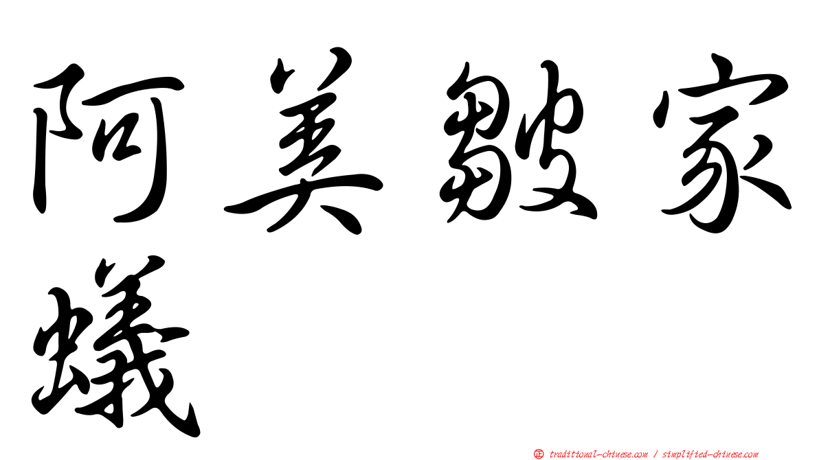 阿美皺家蟻