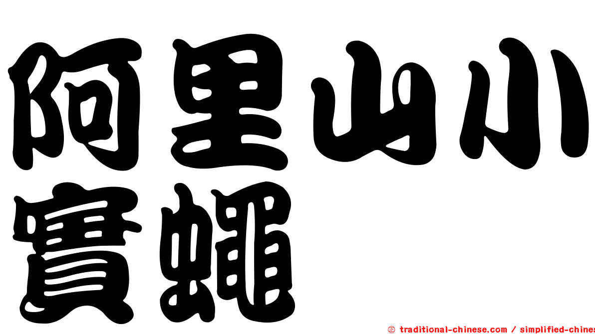 阿里山小實蠅