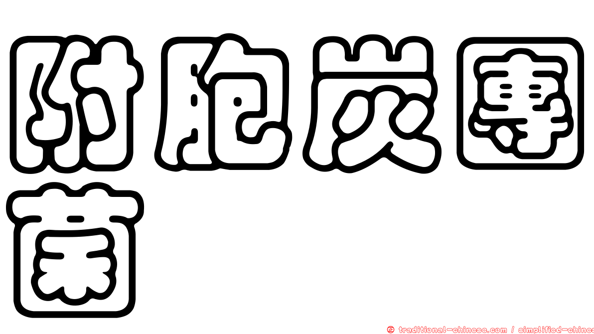 附胞炭團菌