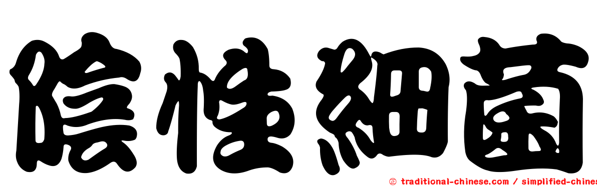 陰性細菌
