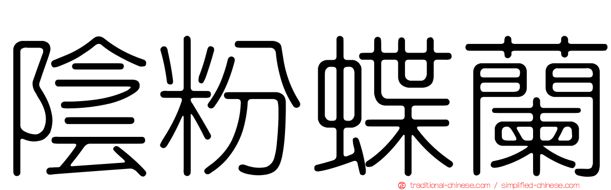 陰粉蝶蘭