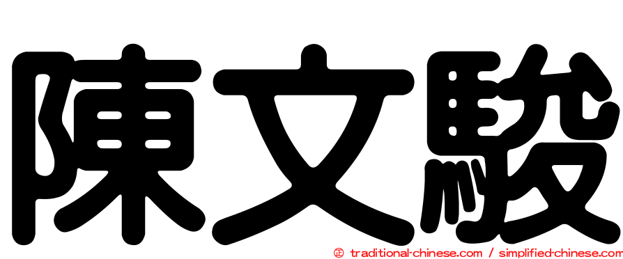 陳文駿