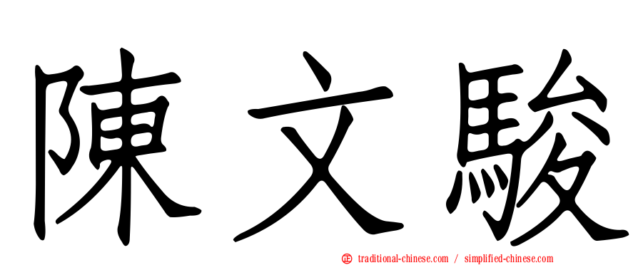 陳文駿
