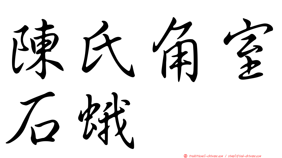 陳氏角室石蛾