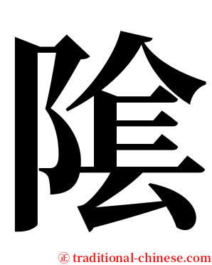 隂 serif font
